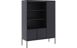 Goossens excellent opbergkast vic zwart eiken - 8231845-goossens-vic-opbergkast-eiken-01