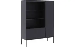 Goossens excellent opbergkast vic zwart eiken - 8231845-goossens-vic-opbergkast-eiken-01