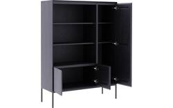 Goossens excellent opbergkast vic zwart eiken - 8231845-goossens-vic-opbergkast-eiken-01