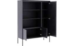 Goossens excellent opbergkast vic zwart eiken - 8231845-goossens-vic-opbergkast-eiken-01