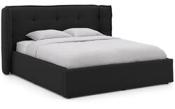 Goossens gestoffeerd bedframe canon zwart stof - 8231854-goossens-canon-bedframe-stof-02