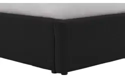 Goossens gestoffeerd bedframe canon zwart stof - 8231854-goossens-canon-bedframe-stof-01