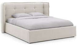 Goossens gestoffeerd bedframe canon beige stof - 8231855-goossens-canon-bedframe-stof-02