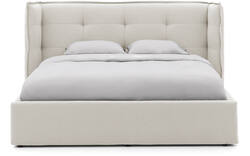 Goossens gestoffeerd bedframe canon beige stof - 8231855-goossens-canon-bedframe-stof-01