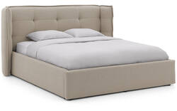 Goossens gestoffeerd bedframe canon bruin stof - 8231856-goossens-canon-bedframe-stof-02