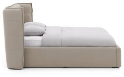 Goossens gestoffeerd bedframe canon bruin stof - 8231856-goossens-canon-bedframe-stof-01