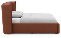 Goossens gestoffeerd bedframe canon rood stof - 8231858-goossens-canon-bedframe-stof-01