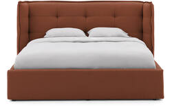 Goossens gestoffeerd bedframe canon rood stof - 8231858-goossens-canon-bedframe-stof-01