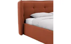 Goossens gestoffeerd bedframe canon rood stof - 8231858-goossens-canon-bedframe-stof-01