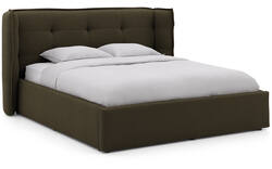 Goossens gestoffeerd bedframe canon groen stof - 8231859-goossens-canon-bedframe-stof-02