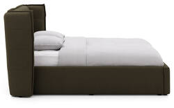 Goossens gestoffeerd bedframe canon groen stof - 8231859-goossens-canon-bedframe-stof-01