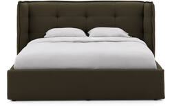 Goossens gestoffeerd bedframe canon groen stof - 8231859-goossens-canon-bedframe-stof-01
