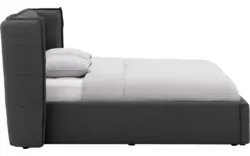 Goossens gestoffeerd bedframe canon grijs stof - 8231860-goossens-canon-bedframe-stof-01