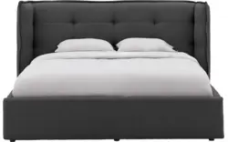Goossens gestoffeerd bedframe canon grijs stof - 8231860-goossens-canon-bedframe-stof-01