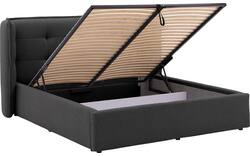 Goossens gestoffeerd bedframe canon grijs stof - 8231860-goossens-canon-bedframe-stof-01