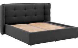 Goossens gestoffeerd bedframe canon grijs stof - 8231860-goossens-canon-bedframe-stof-01