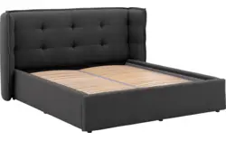 Goossens gestoffeerd bedframe canon grijs stof - 8231860-goossens-canon-bedframe-stof-01