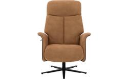 Goossens excellent relaxstoel sassari bruin micro leer - 8232084-goossens-excellent-sassari-fauteuil-micro-leer-01