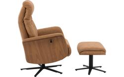 Goossens excellent relaxstoel sassari bruin micro leer - 8232084-goossens-excellent-sassari-fauteuil-micro-leer-01