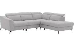 Goossens excellent hoekbank elmer grijs stof - 8232562-goossens-excellent-elmer-bank-stof-grijs-01