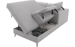 Goossens excellent hoekbank elmer grijs stof - 8232562-goossens-excellent-elmer-bank-stof-grijs-01