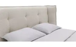 Goossens gestoffeerd bedframe octaaf beige stof - 8232570-goossens-octaaf-bedframe-stof-01