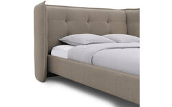 Goossens gestoffeerd bedframe octaaf bruin stof - 8232571-goossens-octaaf-bedframe-stof-02
