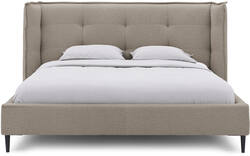 Goossens gestoffeerd bedframe octaaf bruin stof - 8232571-goossens-octaaf-bedframe-stof-01