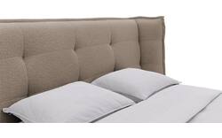 Goossens gestoffeerd bedframe octaaf bruin stof - 8232571-goossens-octaaf-bedframe-stof-01