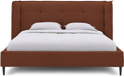 Goossens gestoffeerd bedframe octaaf rood stof - 8232573-goossens-octaaf-bedframe-stof-01