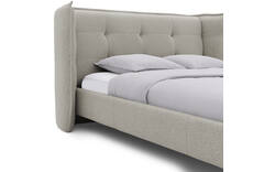 Goossens gestoffeerd bedframe octaaf wit stof - 8232575-goossens-octaaf-bedframe-stof-02