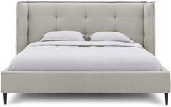 Goossens gestoffeerd bedframe octaaf wit stof - 8232575-goossens-octaaf-bedframe-stof-01