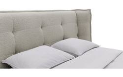 Goossens gestoffeerd bedframe octaaf wit stof - 8232575-goossens-octaaf-bedframe-stof-01