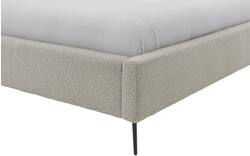 Goossens gestoffeerd bedframe octaaf wit stof - 8232575-goossens-octaaf-bedframe-stof-01
