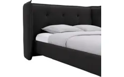 Goossens gestoffeerd bedframe octaaf grijs stof - 8232576-goossens-octaaf-bedframe-stof-01