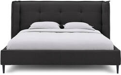 Goossens gestoffeerd bedframe octaaf grijs stof - 8232576-goossens-octaaf-bedframe-stof-01