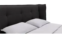 Goossens gestoffeerd bedframe octaaf grijs stof - 8232576-goossens-octaaf-bedframe-stof-01