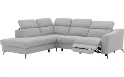 Goossens excellent hoekbank elmer grijs stof - 8232627-01