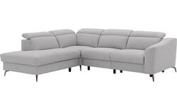 Goossens excellent hoekbank elmer grijs stof - 8232627-08