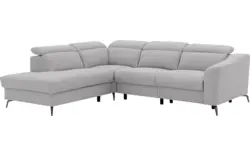 Goossens excellent hoekbank elmer grijs stof - 8232627-01