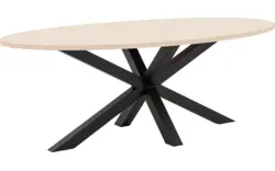 Goossens eettafel stone beige beton - 8233011-goossens-stone-los-blad-beton-01