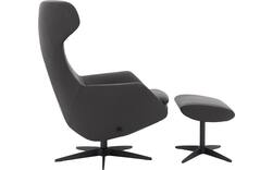 Goossens excellent hocker ardea bruin leer - 8233040-goossens-excellent-ardea-fauteuil-leer-14