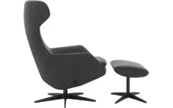 Goossens excellent hocker ardea bruin leer - 8233040-goossens-excellent-ardea-fauteuil-leer-14