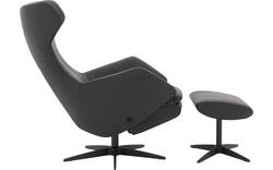 Goossens excellent relaxstoel ardea bruin leer - 8233040-goossens-excellent-ardea-fauteuil-leer-01