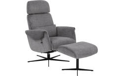 Goossens relaxstoel tirana grijs stof - 8233043-goossens-tirana-fauteuil-stof-01