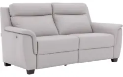 Goossens excellent zitbank vlore grijs leer - 8233047-goossens-excellent-vlore-bank-leer-grijs-01
