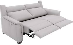 Goossens excellent zitbank vlore grijs leer - 8233047-goossens-excellent-vlore-bank-leer-grijs-01
