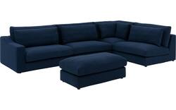Goossens hoekbank odette blauw stof - 8233306-goossens-odette-bank-stof-blauw-01