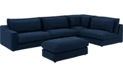 Goossens hoekbank odette blauw stof - 8233306-goossens-odette-bank-stof-blauw-01