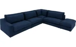 Goossens hoekbank odette blauw stof - 8233306-goossens-odette-bank-stof-blauw-01